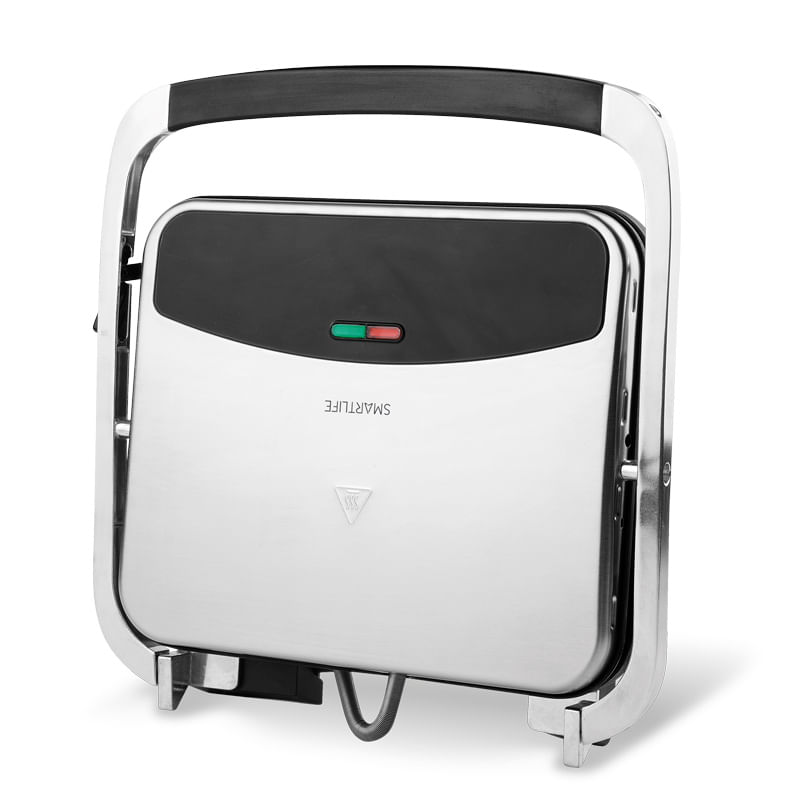 Sandwichera Grill Smartlife 1800 W 4 Sándwiches Antiadherente SL-SG1700