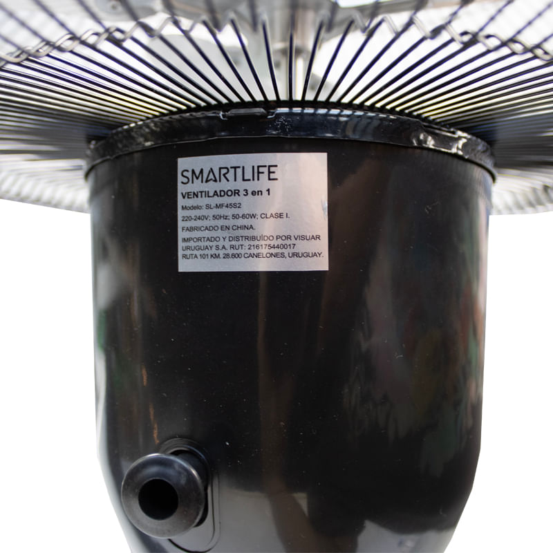 Ventilador 3 en 1 Smartlife Pie, Pared y Turbo 40 cm 45 W SL-MF45S2